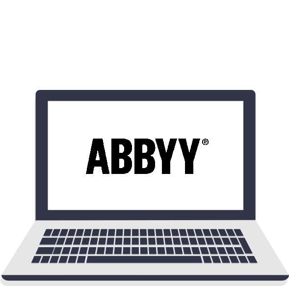 ABBYY sur ordinateur